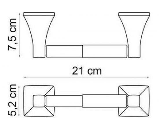 Держатель туалетной бумаги WasserKRAFT Wern K-2522 – изображение 3