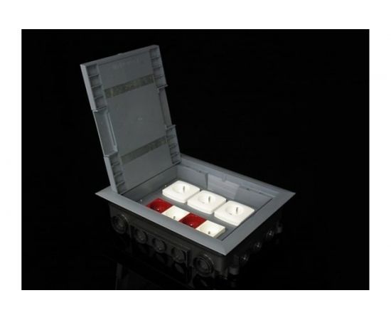 Напольный лючок KOPOS на 8-16 модулей 45х45 KOPOBOX 80_LB – изображение 4