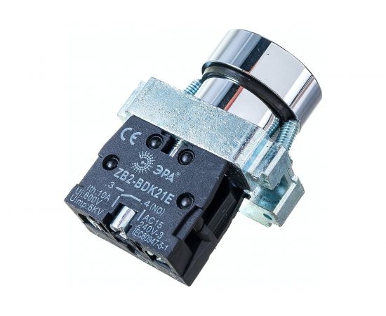 Кнопка управления ЭРА, LAY5BA41 без подсветки, красная 1з 20/200/8000 Б0045666 – изображение 5