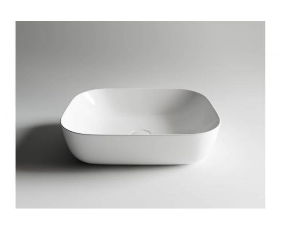 Умывальник чаша Ceramica Nova накладная, прямоугольная Element 505х405х140 мм CN6008 – изображение 5