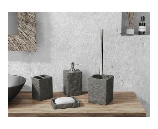 Дозатор для жидкого мыла FORA настольный STONE BLACK FOR-STN021BL – изображение 7