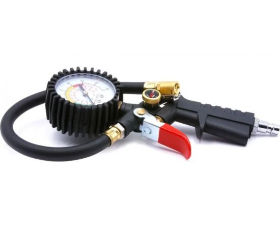 Пистолет для подкачки шин с аналоговым манометром HQ-mech 60 мм, 0-16 bar УТ000002211 