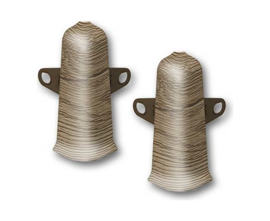 Угол наружный для плинтуса 55 мм DECONIKA 211 Дуб рустик, 1 шт. Д-П55-Нк-Ф2 211 ДУБ РСТ 