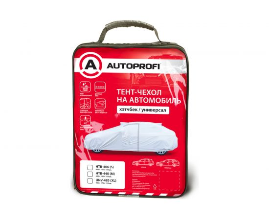 Тент-чехол на автомобиль AUTOPROFI хетчбек HTB-440 M 
