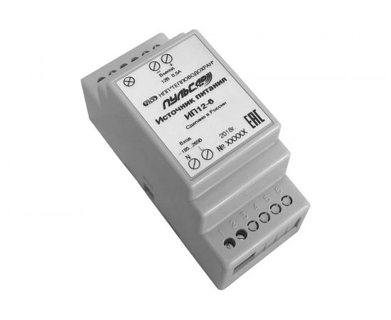 Источник питания ПУЛЬСАР ИП12-6; 6Вт; 0,5А Н00005873 