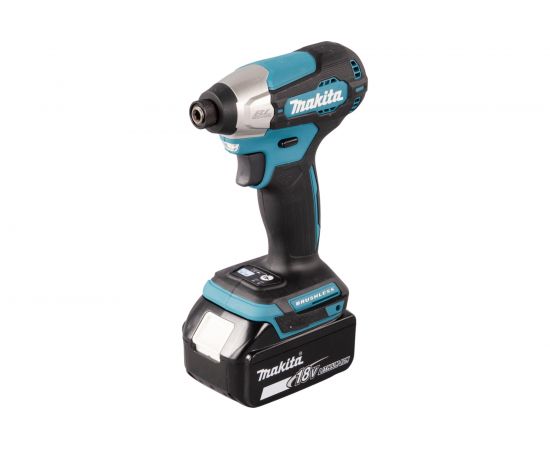 Аккумуляторный ударный шуруповерт Makita 18В, BL, XPT, Li-ion, 140 Нм, 2 скорости DTD157RTJ 