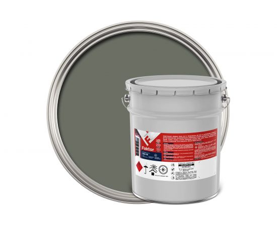Эмаль ЯРОСЛАВСКИЕ КРАСКИ FAKTOR ПФ-115 серая, барабан 20 кг 214736 