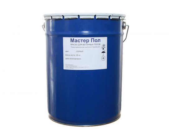 Акриловая краска для бетонных полов ООО Вершина Мастер Пол износостойкая ki 