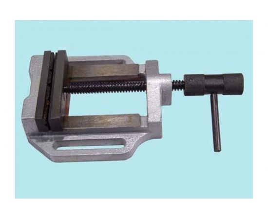 Станочные тиски CNIC для сверлильных станков 150мм неповоротные ход 125мм, паз 18х135мм 60023 