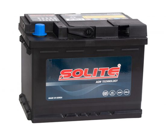 Аккумуляторная батарея Solite 6СТ60, 242x174x190, емкость 60 а/ч, ОП AGM60 