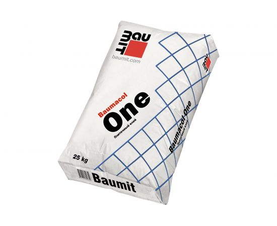 Плиточный клей Baumit Baumacol One класс С0, 25 кг 4612741800168 