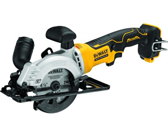 Циркулярная мини-пила DEWALT 18 В XR диск 115x9.5 мм, пропил 39.5 мм, батарея POWERSTACK, чемодан TSTAK, без з/у DCS571E1T-XJ 