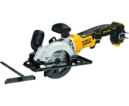 Циркулярная мини-пила DEWALT 18 В XR диск 115x9.5 мм, пропил 39.5 мм, батарея POWERSTACK, чемодан TSTAK, без з/у DCS571E1T-XJ – изображение 2