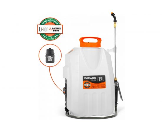 Аккумуляторный опрыскиватель DAEWOO DSA 12Li SET – изображение 2