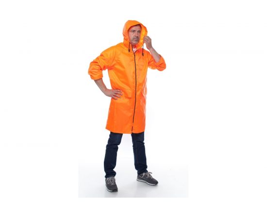 Влагозащитный облегченный плащ-дождевик БЕРТА 800-48-50, оранженый – изображение 3