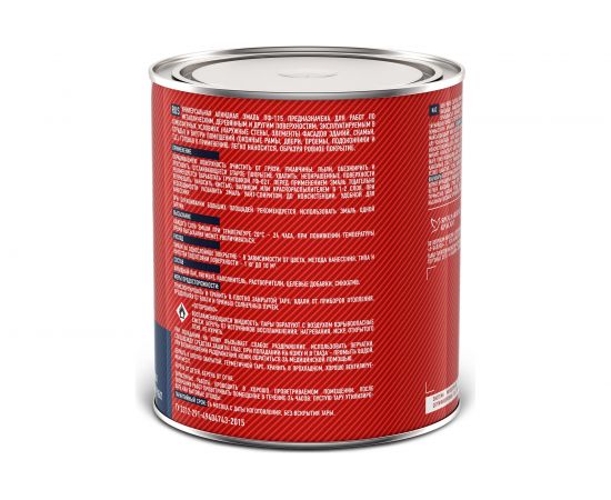 Эмаль ЯРОСЛАВСКИЕ КРАСКИ FAKTOR ПФ-115 (синяя; банка 0,8 кг) 214727 – изображение 3