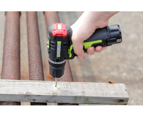 Аккумуляторная ударная бесщеточная дрель-шуруповерт WORX Professional 12В, 30Нм, 2Ач х2, ЗУ, сумка WU131X – изображение 3