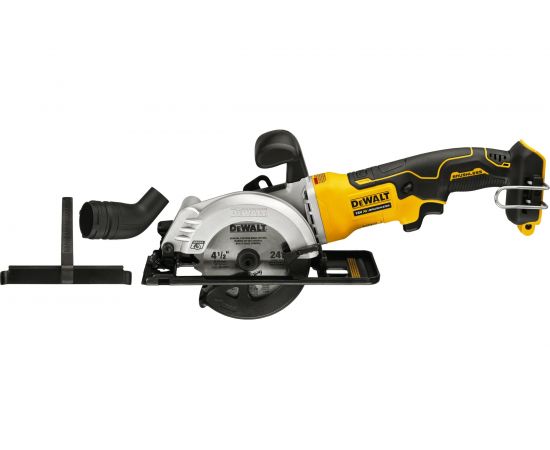 Циркулярная мини-пила DEWALT 18 В XR диск 115x9.5 мм, пропил 39.5 мм, батарея POWERSTACK, чемодан TSTAK, без з/у DCS571E1T-XJ – изображение 3