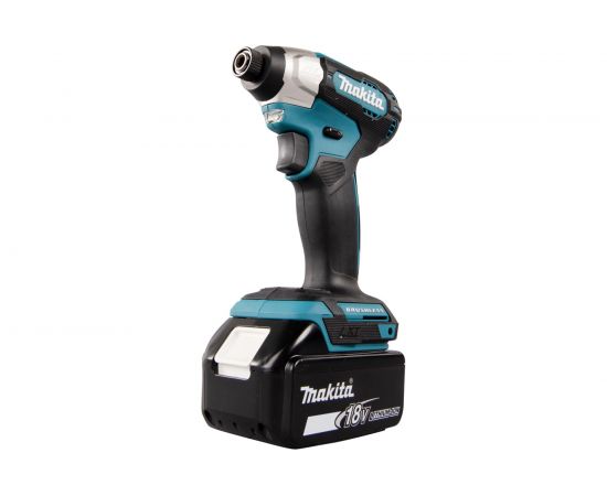 Аккумуляторный ударный шуруповерт Makita 18В, BL, XPT, Li-ion, 140 Нм, 2 скорости DTD157RTJ – изображение 4