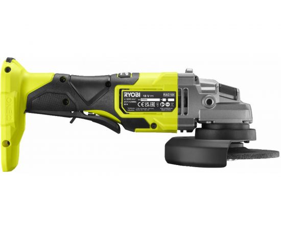 Бесщеточная углошлифмашина Ryobi ONE+ RAG18X-0 5133005011 – изображение 5