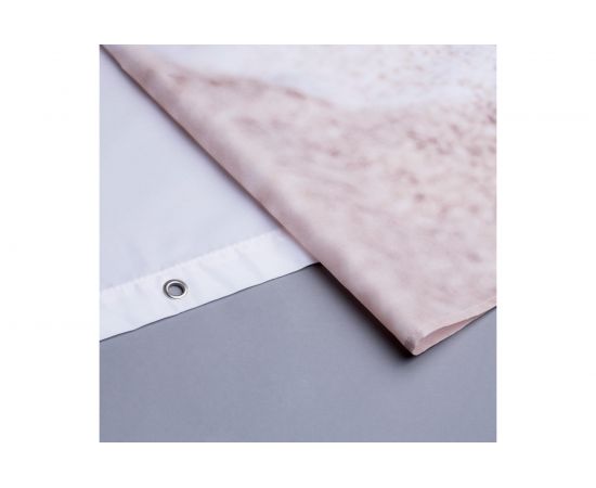 Штора для ванной комнаты IDDIS 180*200 см, полиэстер, Sandy 640P18Ri11 – изображение 5