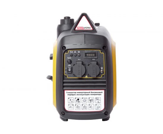 Инверторный бензиновый генератор REDVERG RD-IG2300H 6663731 – изображение 6