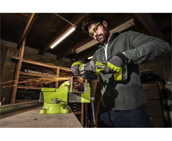 Бесщеточная углошлифмашина Ryobi ONE+ RAG18X-0 5133005011 – изображение 6