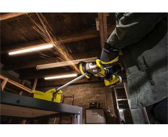 Бесщеточная углошлифмашина Ryobi ONE+ RAG18X-0 5133005011 – изображение 7