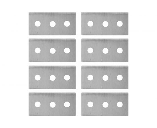 Лезвия к скребку для стеклокерамических плит 8 шт МУЛЬТИДОМ MS58-174 