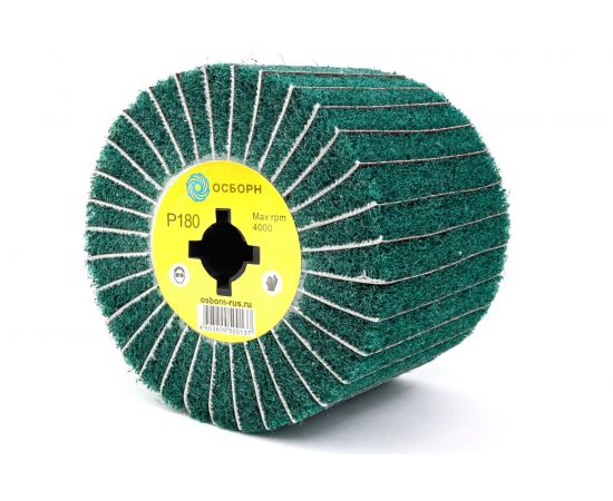 Валик шлифовальный комбинированный с абразивом P180 Medium 6-067 на щеточные шлифмашины ОСБОРН PLM.RB12010019CWP180 