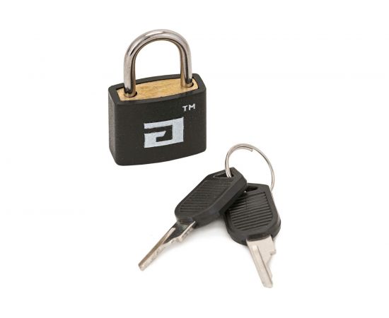 Навесной замок для чемоданов Аллюр ВС1Л-20 черный, d=2,8 мм 8499 