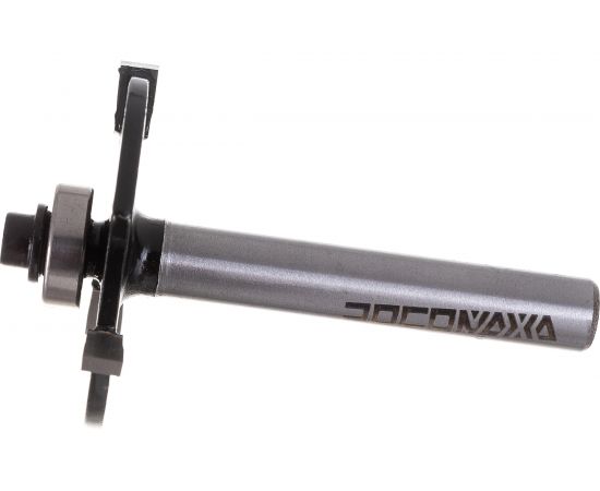 Фреза кромочная фальцевая с нижним подшипником серия 1023 (40x4x50 мм; Z3; хвостовик 8 мм) Росомаха 802313 