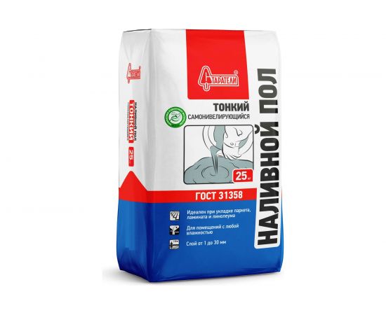 Наливной пол Старатели Тонкий самонивелирующийся 25 кг 3277/2581 