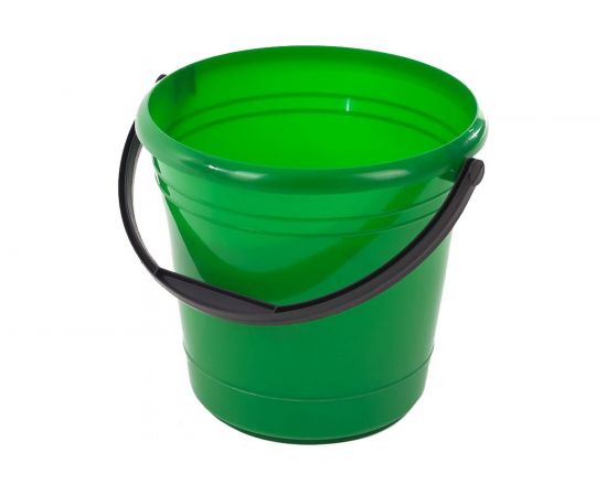 Пластиковое ведро с ручкой Элластик-Пласт 12 л, зеленое ЭП 252115 