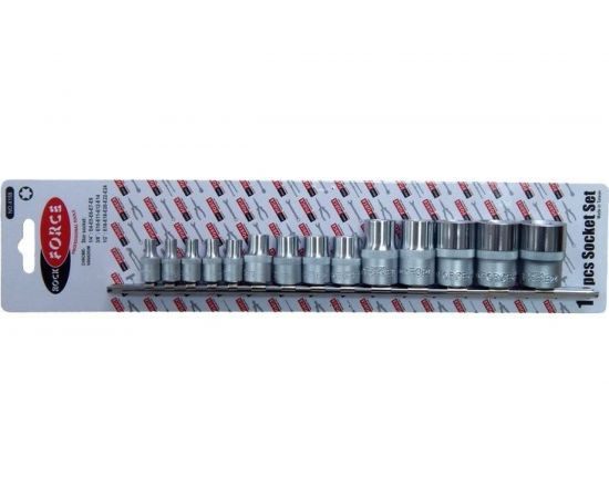 Набор торцевых головок TORX (14 шт; 1/2, 1/4, 3/8; E4-24) ROCKFORCE RF-4158 