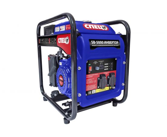 Бензиновый генератор SB-5000 инвертор, 1фаз, ном/макс=3,0кВт/3,2кВт СПЕЦ-4051 