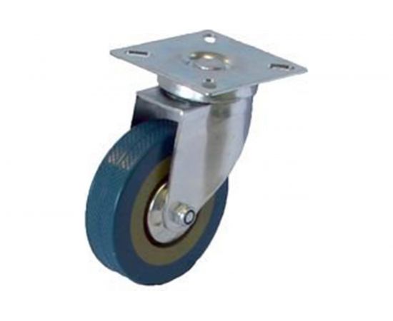 Колесо серая резина поворотное SCG55 125 мм MFK-TORG 3053125 