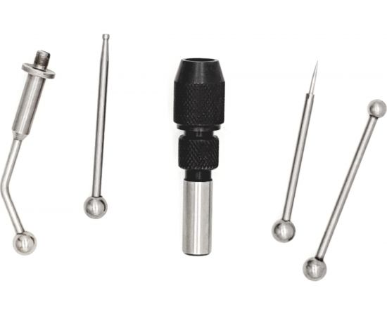 Центроискатель-краеискатель универсальный механический с набором щупов wiggler ТЕХНОРЕАЛ МА600062520 