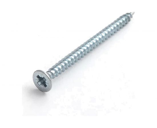 Шуруп для дерева Bohrer 5x50, универ., белый, 300 шт. SWZ-5х50-300 