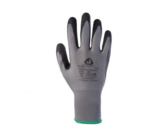 Защитные перчатки с рельефным латексным покрытием Jeta Safety JL061/XL 