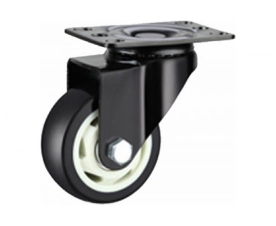 Колесо полиуретановое поворотное с панелью 350100S (100 мм; 130 кг) А5 1005837 