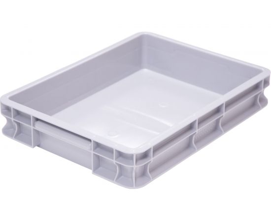 Ящик Тара.ру п/э, 400x300x75 мм, мороз., цв. серый 27597 