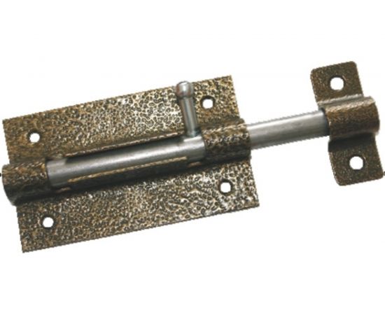 Дверная задвижка Tech-Krep 7 бронза -пакет 138874 