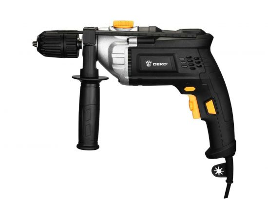 Ударная сетевая дрель DEKO DKID1200W в кейсе, с быстрозажимным патроном 063-4327 