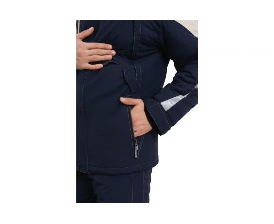 Куртка iForm ХАЙ-ТЕК синий-бежевый, р. 96-100, рост 170-176 Кур 323/ 96/170 – изображение 11