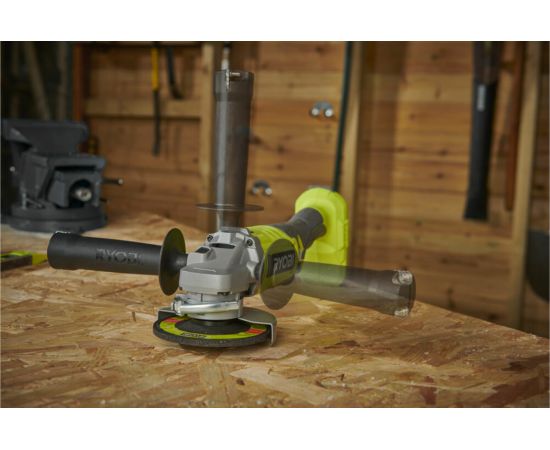 Углошлифмашина Ryobi ONE+ RAG18125-0 5133005403 – изображение 12