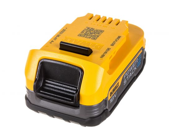 Бесщеточный импульсный шуруповерт DEWALT 18 В XR батарея POWERSTACK, чемодан TSTAK DCF840E1T-XJ – изображение 14