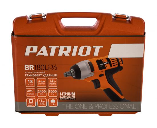 Ударный аккумуляторный гайковерт PATRIOT BR 180Li-1/2 180301140 – изображение 17