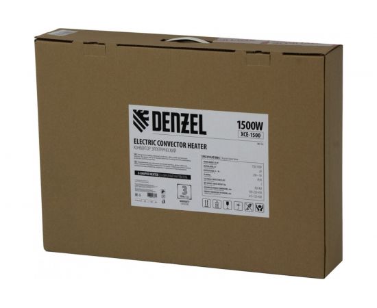 Электрический конвектор Denzel XCE-1500, 230 В, 1500 Вт 98116 – изображение 20