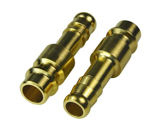 Соединение быстроразъемное (10 шт; папа – елочка 9 мм; латунь) HUBERTH RP208434 – изображение 2